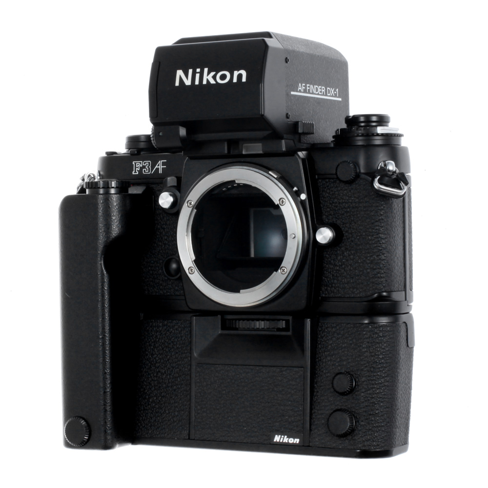 RARE NIKON F3AF F3 AF FILM CAMERA + AF FINDER DX1 + MD4 MOTOR DRIVE