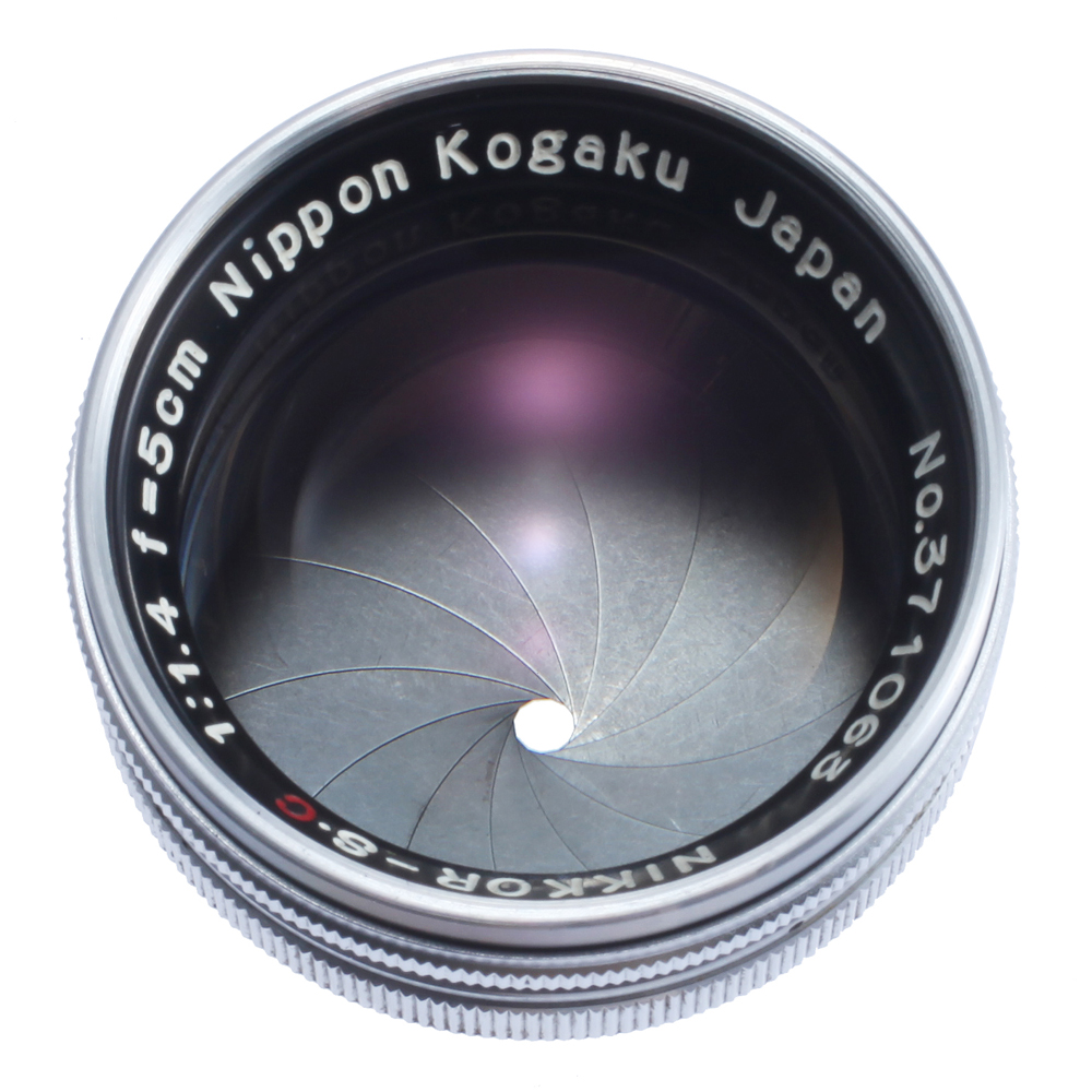 NIKON NIPPON KOGAKU NIKKOR-S.C 5cm 50mm F1.4 LENS 4 S MOUNT / EX++