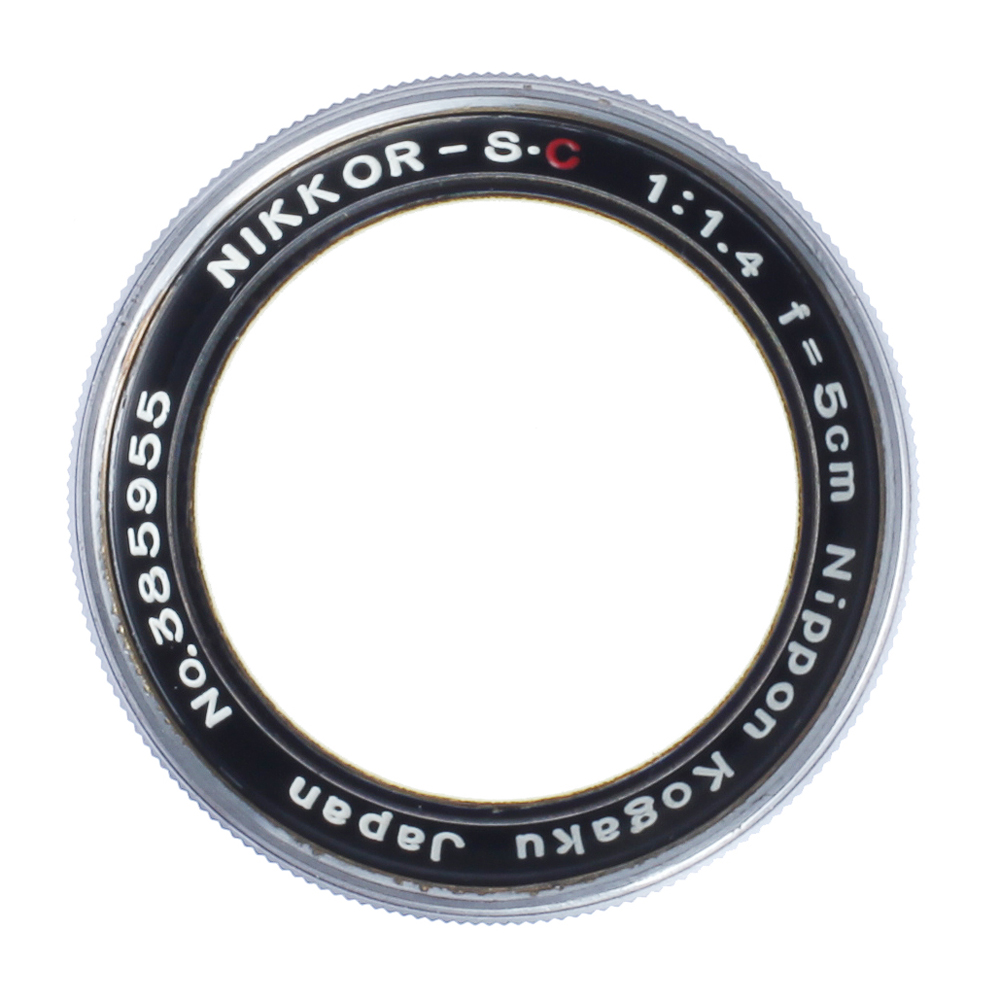 NIKON NIPPON KOGAKU NIKKOR-S.C 5cm 50mm F1.4 LENS 4 S MOUNT / EX+