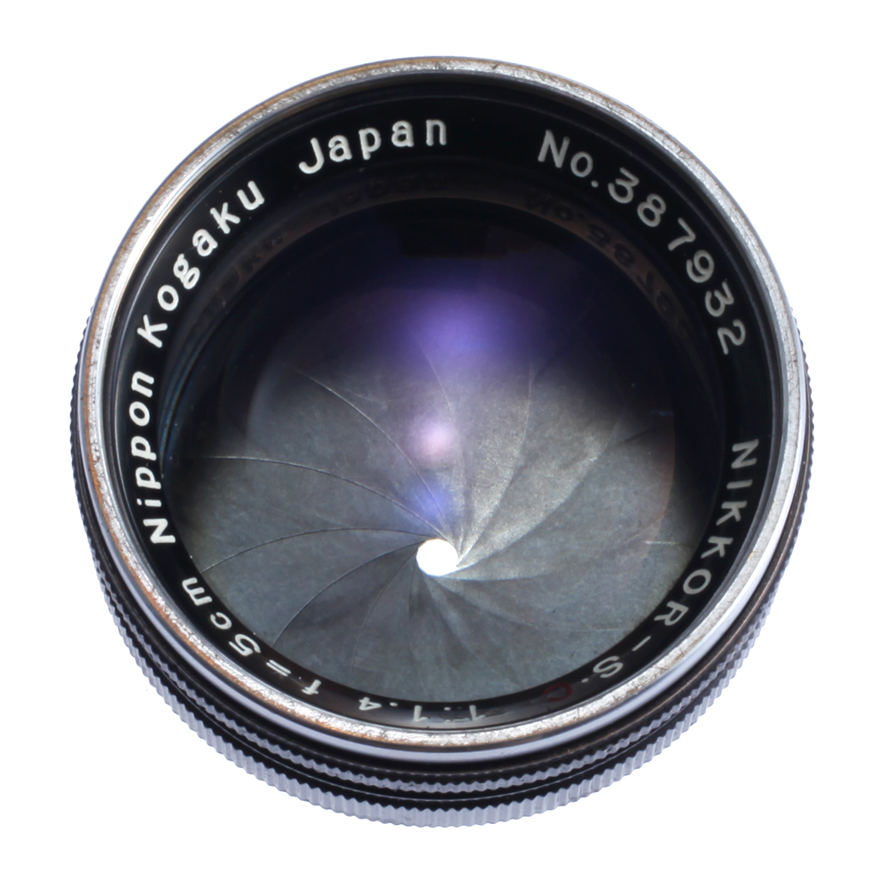 NIKON NIPPON KOGAKU NIKKOR-S.C 50mm 5cm F1.4 LENS 4 S MOUNT / EX+