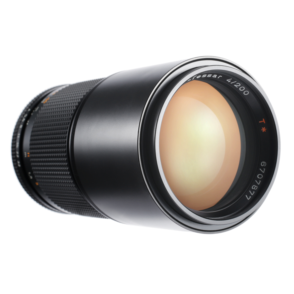 CONTAX ZEISS T* TELE-TESSAR 200mm F4 LENS C/Y MOUNT AE GERMANY