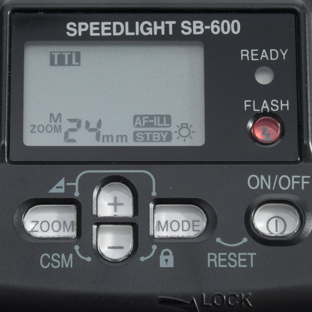 NIKON SPEEDLIGHT SB-600 SB600 AUTOFOCUS TTL SHOE MOUNT FLASH LIGHT