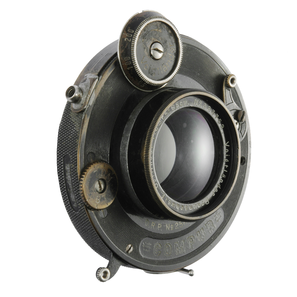 VOIGTLANDER COLLINEAR 16.5cm F6.3 165mm VINTAGE LENS IN COMPUR