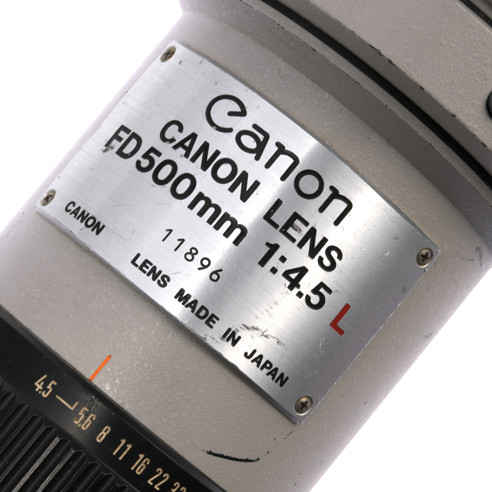 CANON FD 500mm F4.5 L TELEPHOTO LENS W/ TRUNK CASE / 90D WRT | eBay