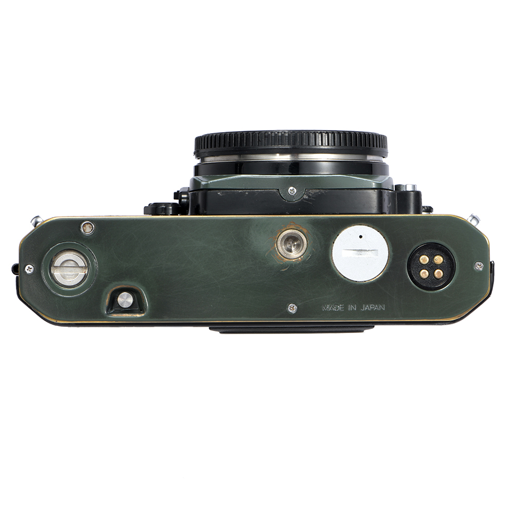 NIKON FM2 FM2n SLR FILM CAMERA REPAINTED OLIVE GREEN W NIKON FM2 FM2n SLR FILM CAMERA REPAINTED OLIVE GREEN W