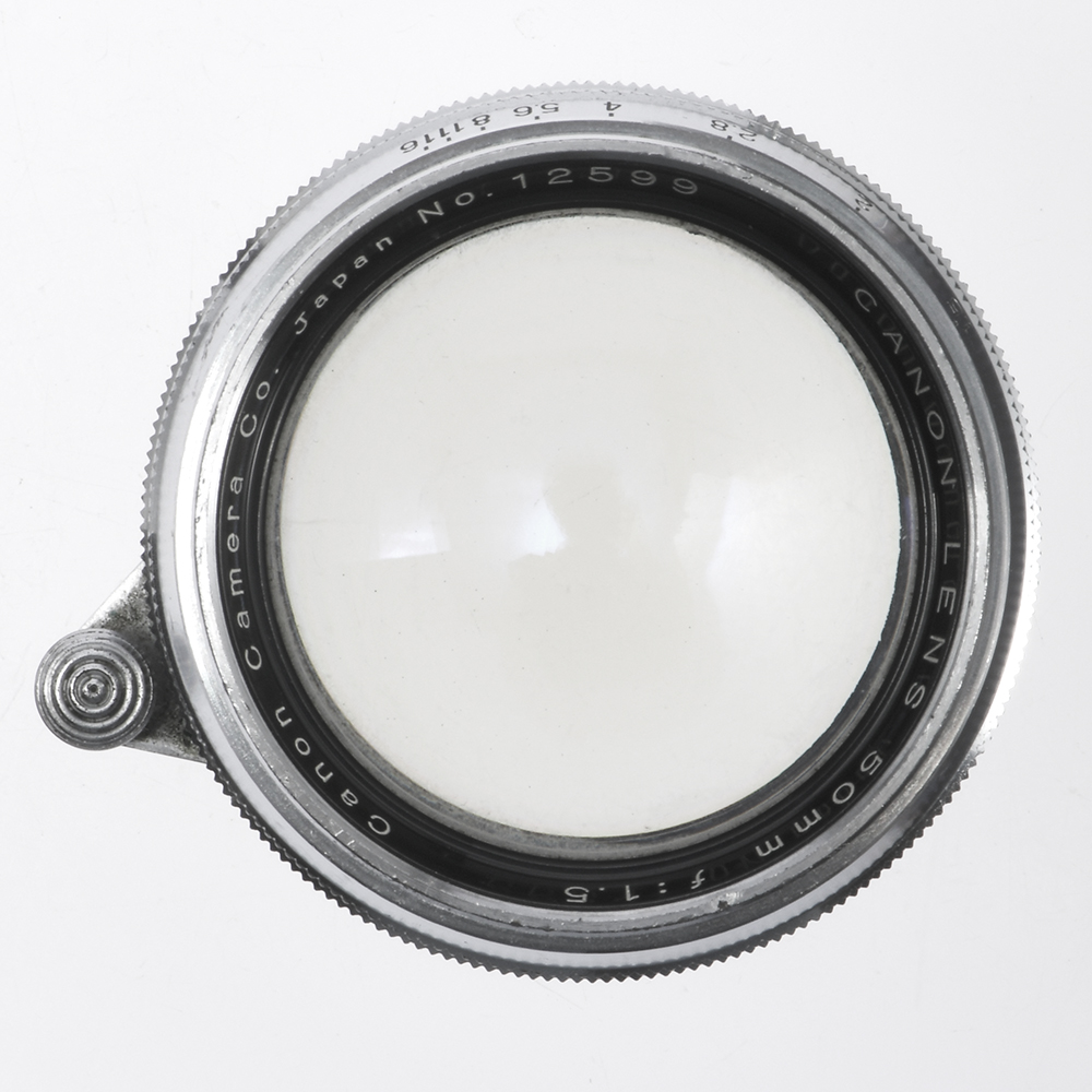 CANON 50mm F1.5 LENS LTM L39 M39 LEICA SCREW MOUNT CHROME / CLA'd